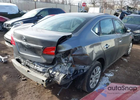 2017 Nissan Sentra S из США, поврежденный, VIN 3N1AB7AP1HY327062